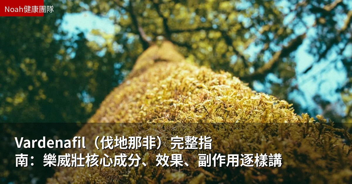 Vardenafil(伐地那非)完整指南:樂威壯核心成分、效果、副作用逐樣講